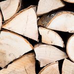 Close up of Kiln-Dried Ash Logs
