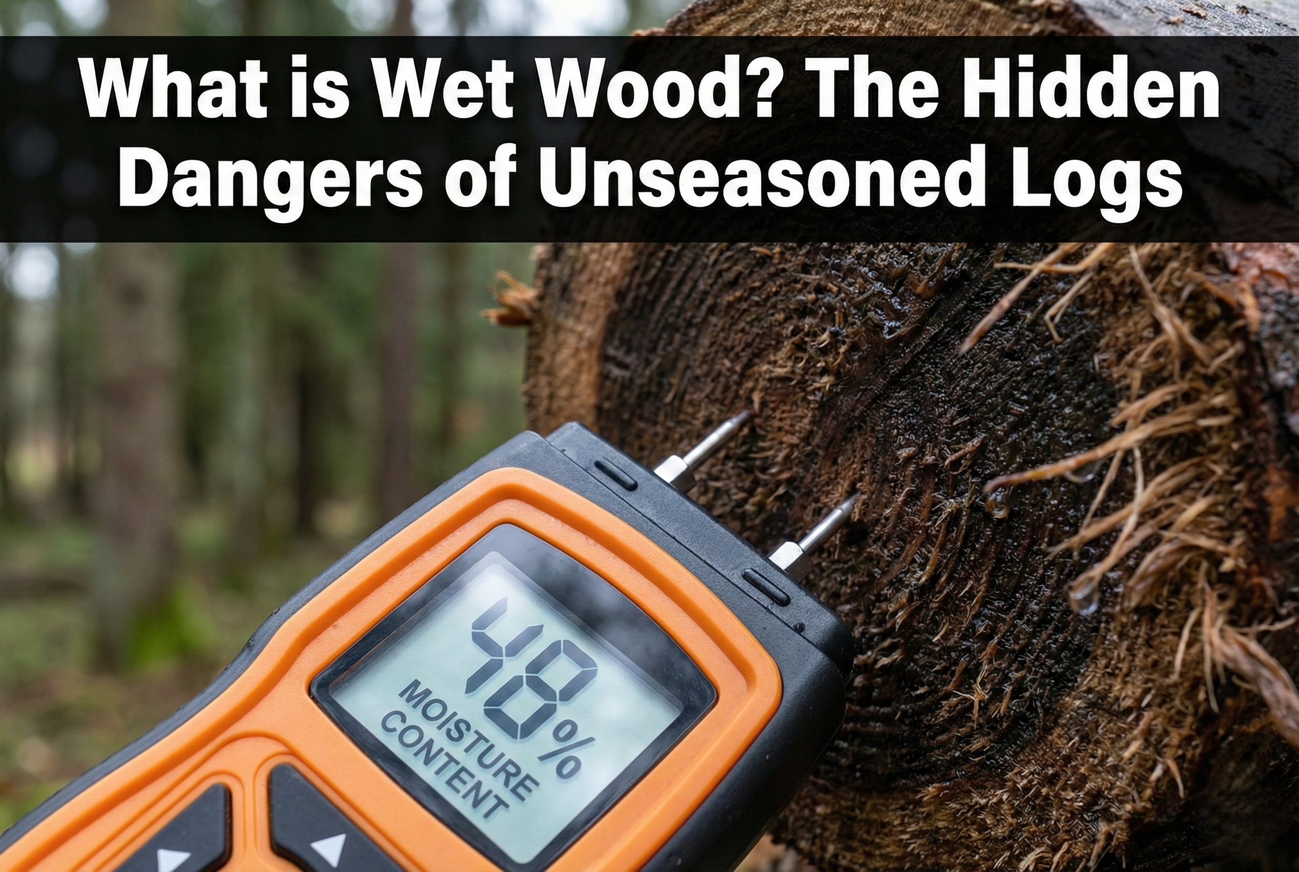 What is Wet Wood? The Hidden Dangers of Unseasoned Logs