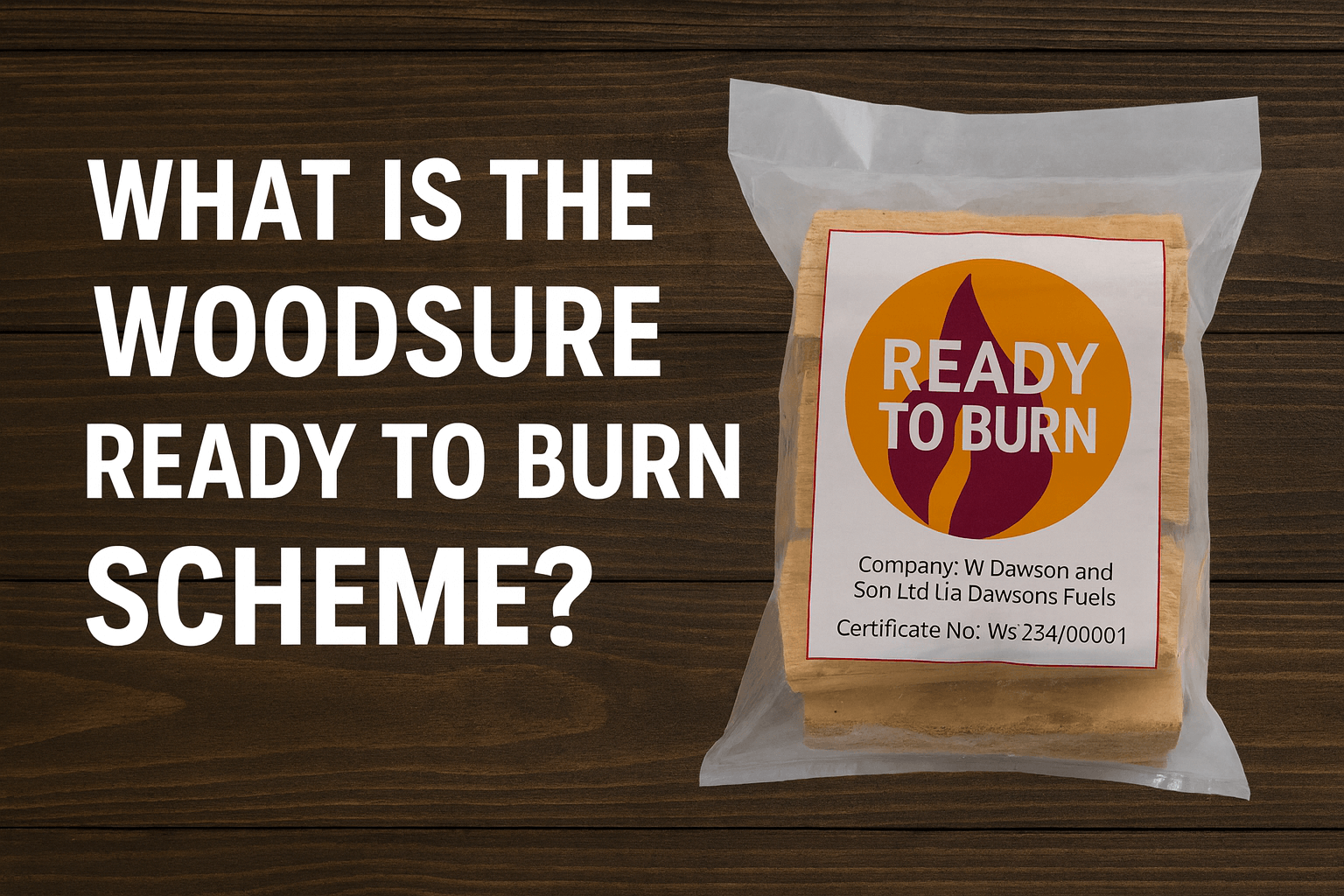 What Is the Woodsure Ready to Burn Scheme? | Dawsons Fuels