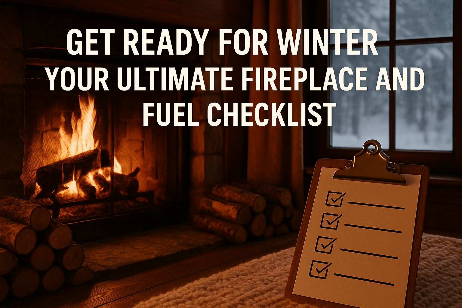 Get Ready for Winter: Your Ultimate Fireplace and Fuel Checklist