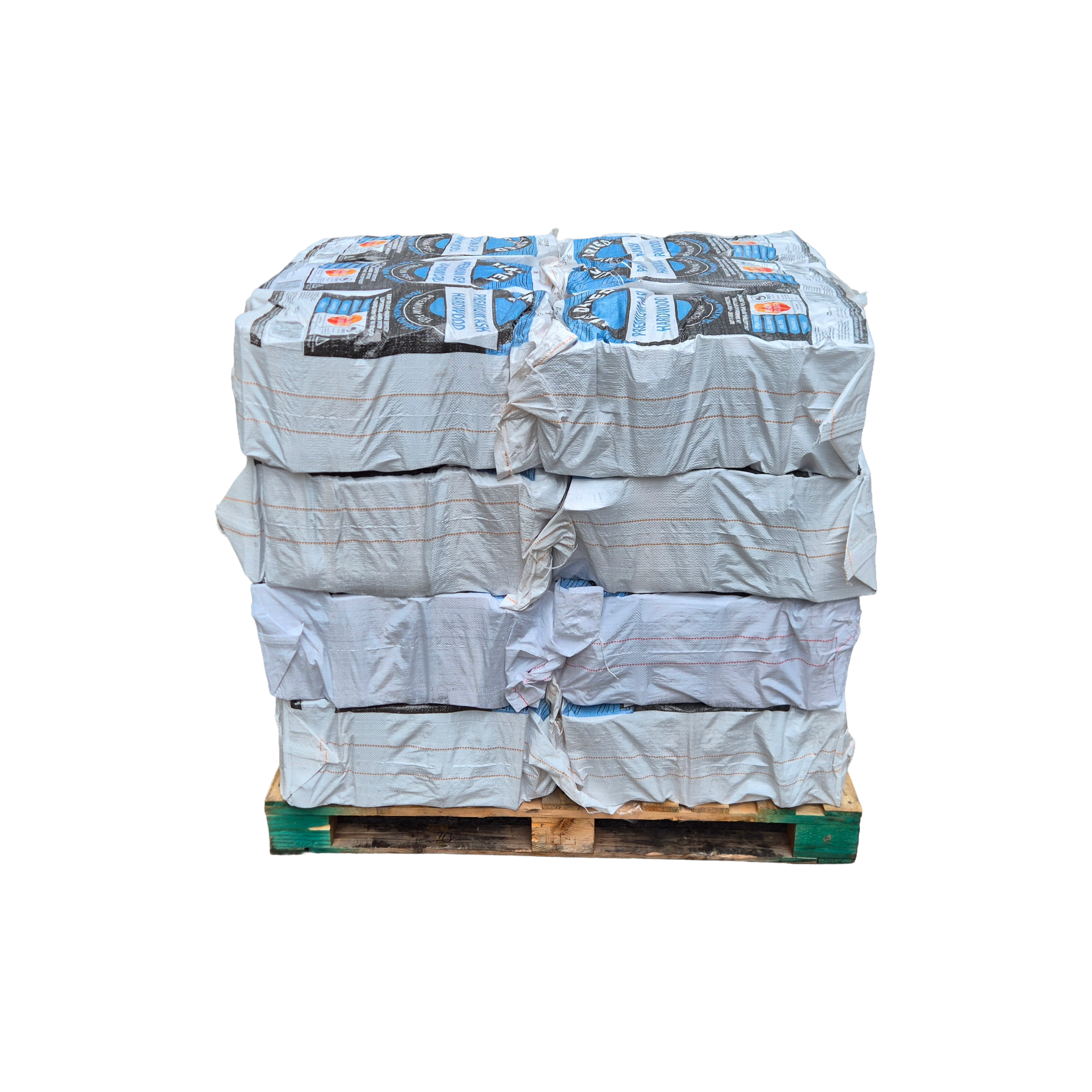 Twenty four 60 litre bags of ready to burn Ash logs